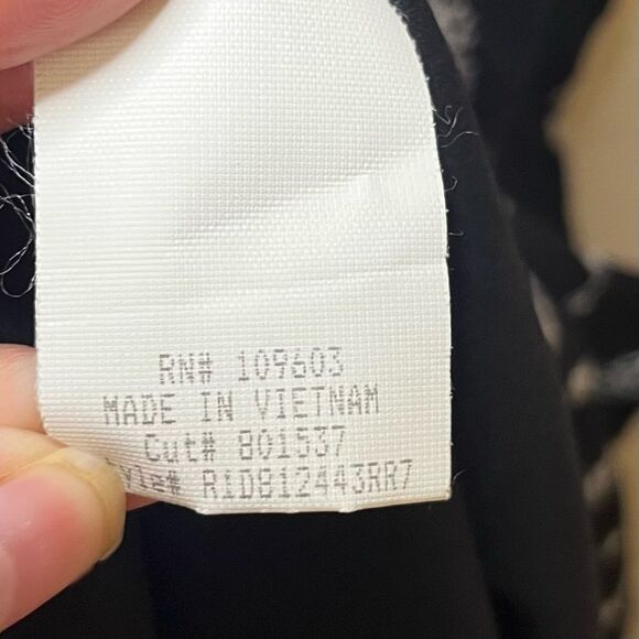 Rabbit Rabbit Rabbit Fit & Flare Dress Sleeveless/Strapless Embroidered Black 10 - Picture 10 of 10